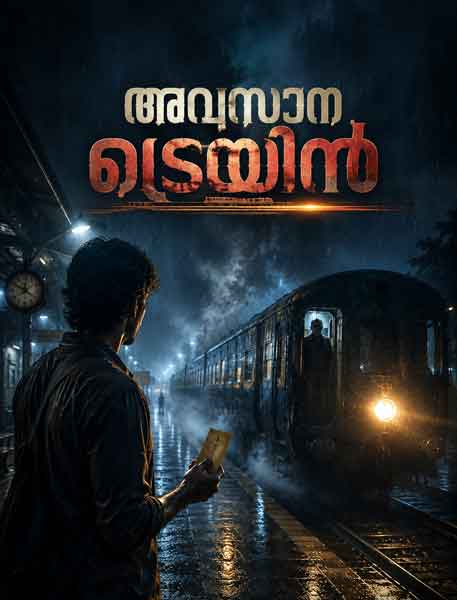 അവസാന ട്രെയിൻ മലയാളം മിസ്റ്ററി നോവൽ