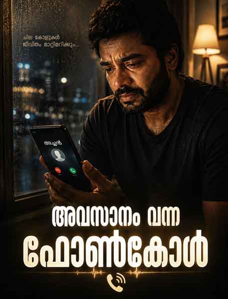 അവസാനം വന്ന ഫോൺകോൾ മലയാളം ചെറുകഥ