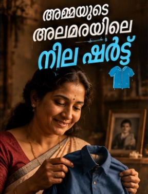 അമ്മയുടെ അലമാരയിലെ നീല ഷർട്ട് 1 അമ്മയുടെ അലമാരയിലെ നീല ഷർട്ട് - മലയാളം ചെറുകഥ | Oru Kadha