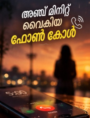 അഞ്ച് മിനിറ്റ് വൈകിയ ഫോൺ കോൾ - മലയാളം ചെറുകഥ | Oru Kadha